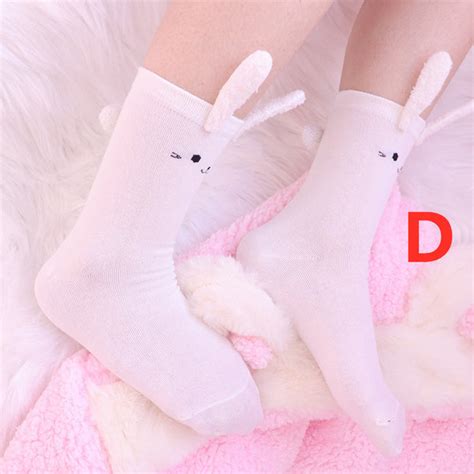 Lovely Rabbits Ears Socks Pn2069 Pennycrafts