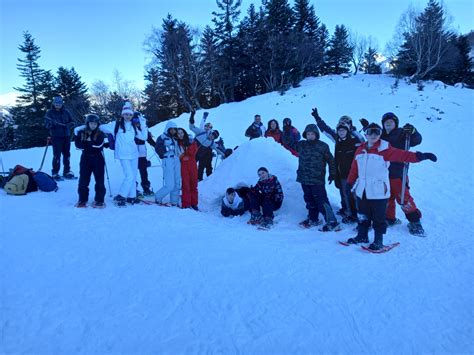 S Jour Des Eme Au Ski Jour Comme Un Igloo Site Du Coll Ge De L