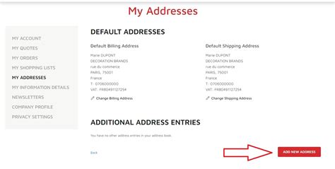 manage  address book guide decoration brands
