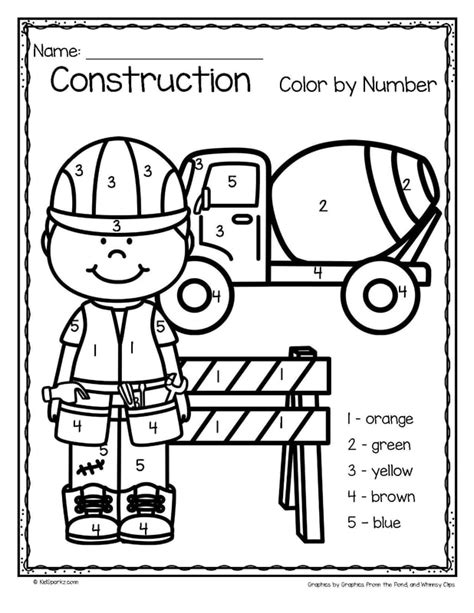 Construction Workers Theme Activities And Printables For Preschool And