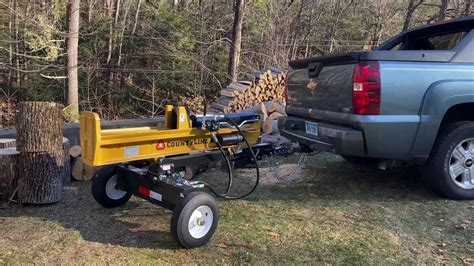 County Line Ton Log Splitter Engine Seized Will It Run Youtube