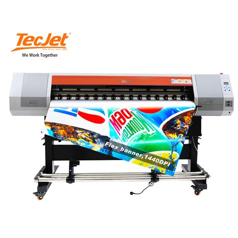 Tecjet S 18X1 XP600 Printhead Eco Solvent Printer For Flex Banner Eco