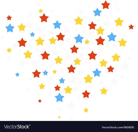 Stars confetti Royalty Free Vector Image - VectorStock