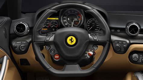 Black Ferrari Steering Wheel Ferrari F Car Hd Wallpaper Wallpaper