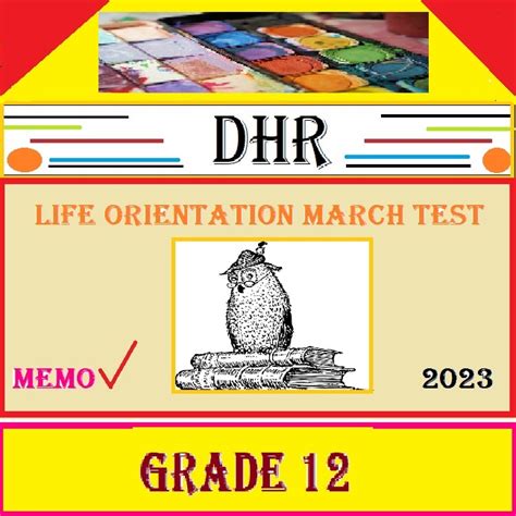 Grade 12 Life Orientation March Test With Memorandum 2023 • Teacha