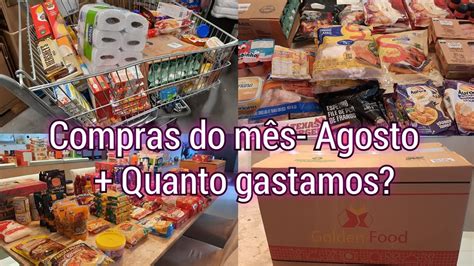 COMPRAS DO MÊS COMPRAS DE AGOSTO NO ATACADISTA MOSTREI VALORES E A