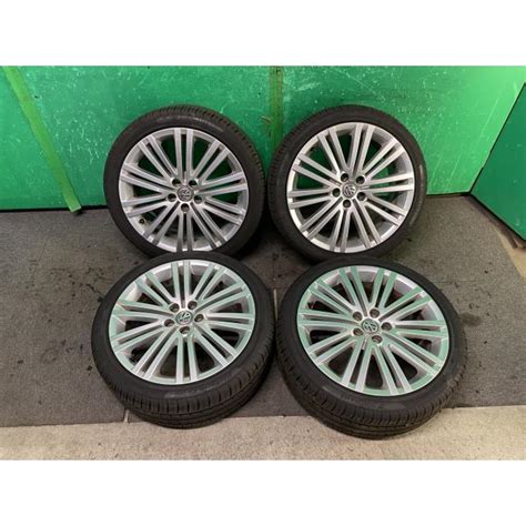 中古 ポロ 6RCZE アルミホイール 4本 215 40R17 タイヤホイール 202307280647190 株式会社イワマワークス