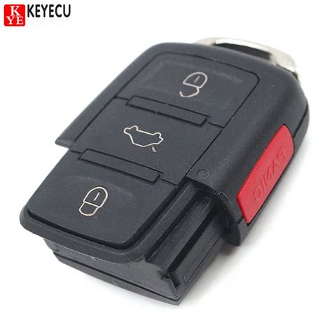 Keyecu New Replacement Flip Remote Key Fob 315MHz ID48 For Volkswagen