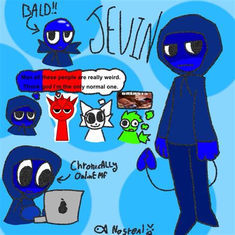 Jevin From Sprunki The Silly 3 In 2024 Silly Im Going Crazy Im