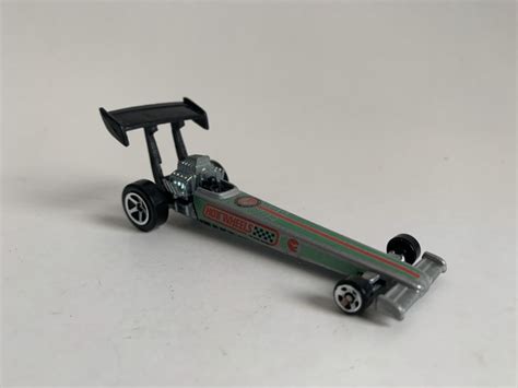 RARO MINIATURA HOT WHEELS 1 64 LOOSE 1994 HOT WHEELS RACING TEAM DRAGSTER 2008 VERDE