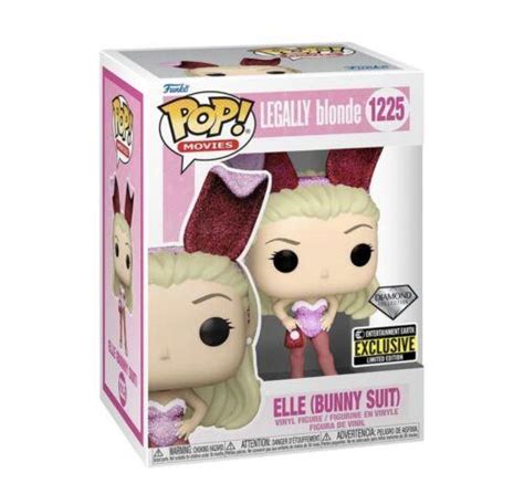 Mint Exclusive Legally Blonde Elle Woods Bunny Diamond Glitter Funko