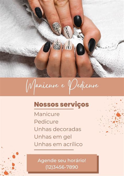 Panfleto Digital Manicure E Pedicure Elo Produtos Especiais