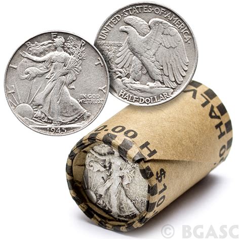 Buy 90 Silver Walking Liberty Half Dollar Roll 20 Coins 90 Percent Silver 90 Silver Half