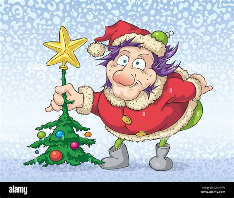 Young Santa Claus Stock Vector Image & Art - Alamy