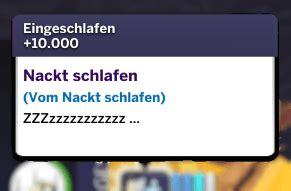 Sleep Naked Mod German Translate Screenshots The Sims Mods