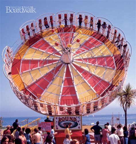 Super Round-Up Ride, 1972 - Santa Cruz Beach Boardwalk Amusement Park