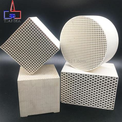 RTO Mullite Honeycomb Ceramic Monolith Catalyst Support Ceramic