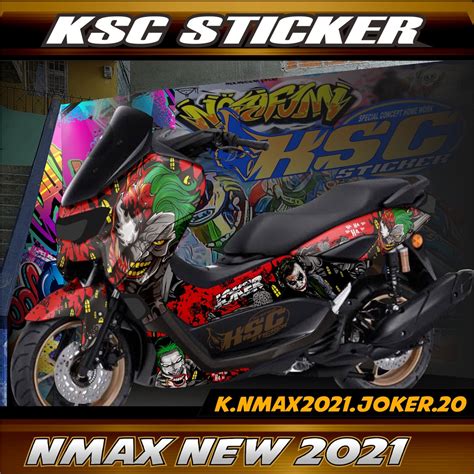 Jual Decal Stiker Fullbody Motor Yamaha Nmax New