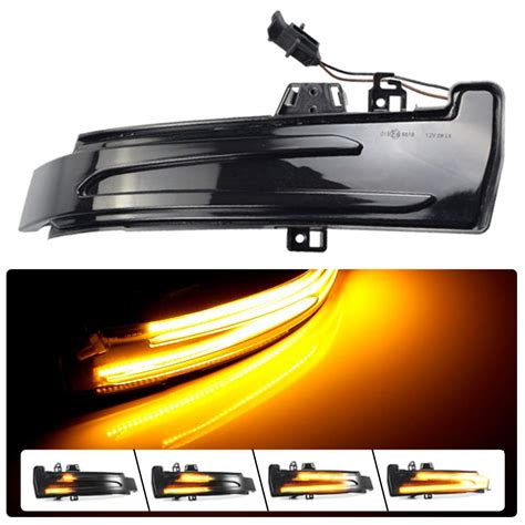 Hacreyatu Dynamic Led Side Mirror Sequential Turn Signal Lights For