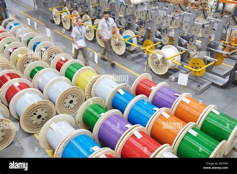 Fiber Optic Cable Factory Hi Res Stock Photography And Images Alamy