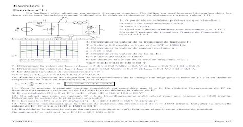 Exercice Corrige Hacheur Serie PDF Document