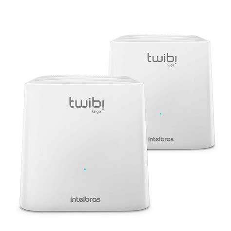 Roteador Sistema Wi Fi Mesh Intelbras Twibi Giga Pack Unidades Na