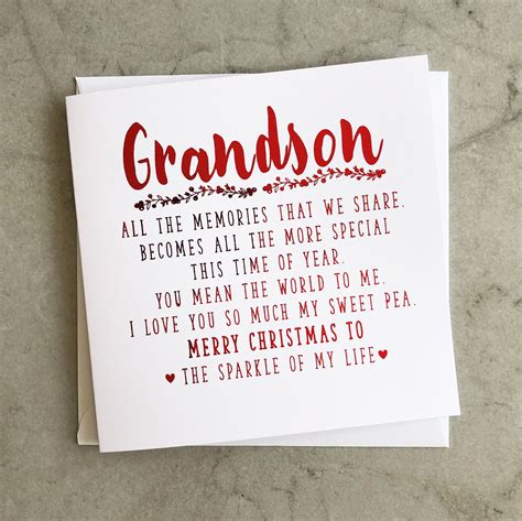 Christmas Greetings Messages For Grandson 2024: Expressing Love And ...