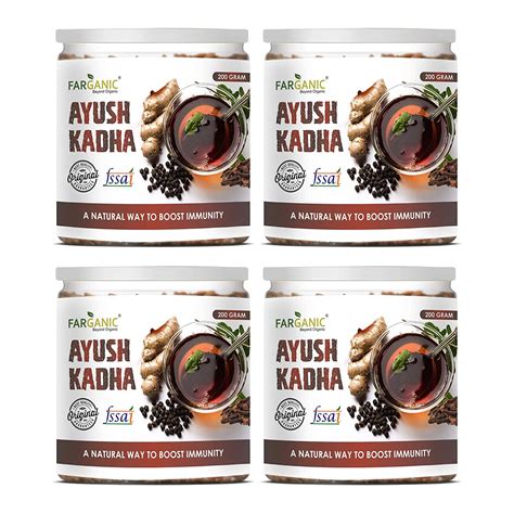 Buy FARGANIC Ayush Kadha Mix Kwath Powder For Immunity Booster 800 GM