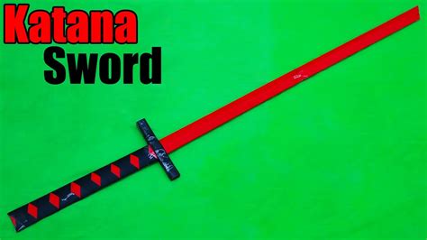 How To Make A Paper Sword Paper Katana Japanese Katana Sword