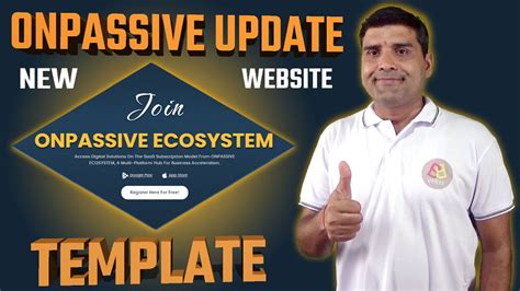 Onpassive Update New Website Template Onpassive Updates Info For