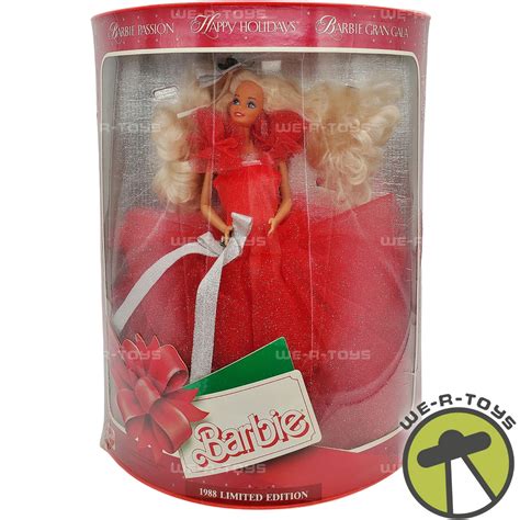 Barbie Happy Holidays 1988 Doll Limited Edition Multilingual Mattel