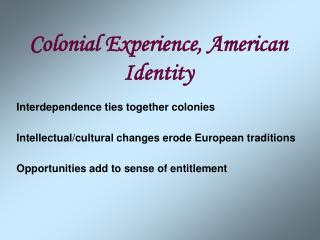 PPT Colonial American Lifestyle PowerPoint Presentation Free