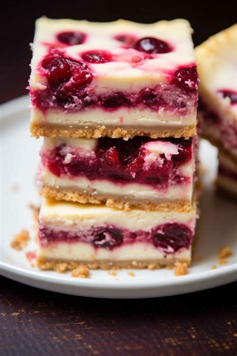 Cranberry Cheesecake Bars That Oven Feelin