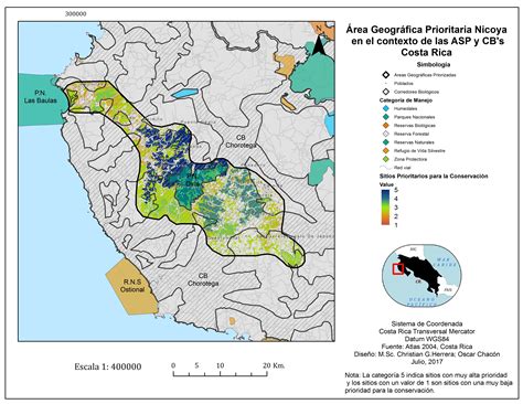 Área Geográfica Priorizada Nicoya Primer Canje de Deuda por Naturaleza