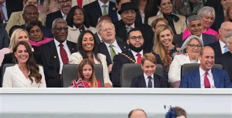 Prince George And Princess Charlotte Attend Platinum Jubilee Concert At ...