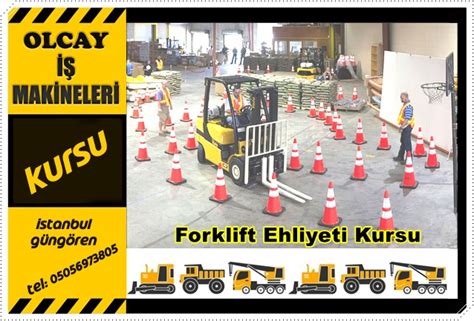 Forklift Ehliyeti Belgesi Olcay Makineleri Kursu