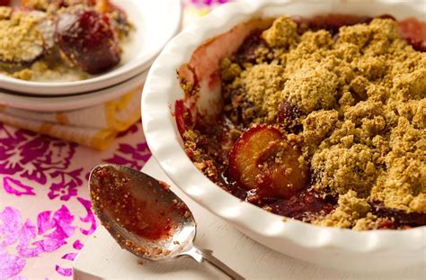 Quinoa, Oat & Plum Crumble Recipe | Tesco Real Food | Recipe | Tesco ...