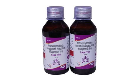 Ambroxol Hydrocholide Levosalbutamol Sulphate Guaiphenesin Syrup