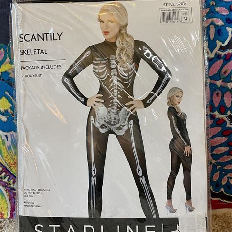 Dollskill Sheer Skeleton Costume Medium Never Worn Depop