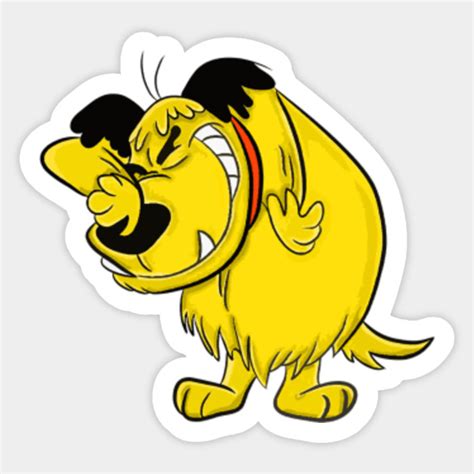 Muttley Laugh - Muttley Laugh - Sticker | TeePublic