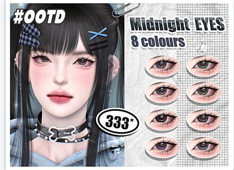 Sims Cute Style Makeup Eyecolor Sims Asian Makeup Sims Cc Makeup