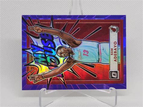 Bam Adebayo 2020 21 Panini Donruss Optic Basketball 16 My House Purple