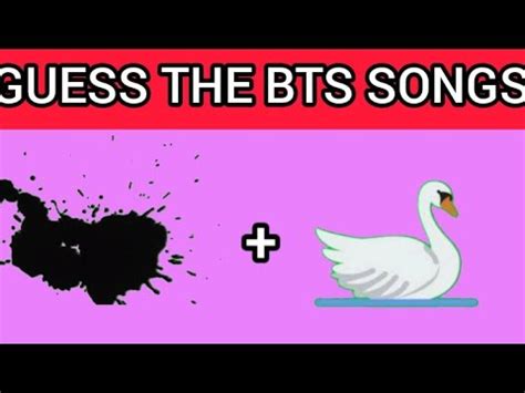 Bts Quiz Can You Guess The Bts Songs By Emoji Youtube