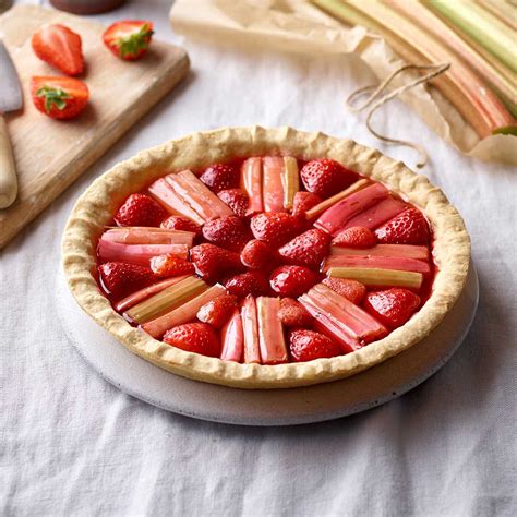 Strawberry And Rhubarb Tart Recipe