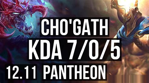 Cho Vs Panth Top M Mastery Godlike Games Na