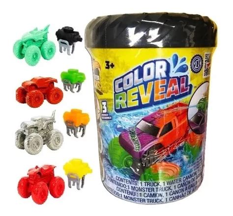 Monster Trucks Color Reveal Color Shifters 1 64 Hot Wheels Frete grátis