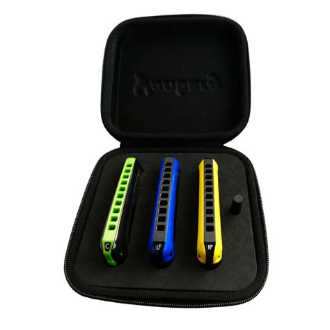 Case for 3 diatonic harmonicas - YONBERG HARMONICA