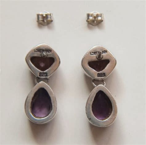 Lori Bonn 925 Sterling Silver Twilight Topaz And Amethy Gem