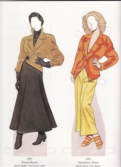 Las Recortables De Veva E Isabel Great Fashion Designs Of The Eighties