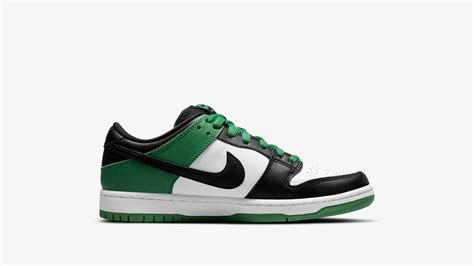 Nike SB Dunk Low Pro (Classic Green, Black & White) | END. Launches